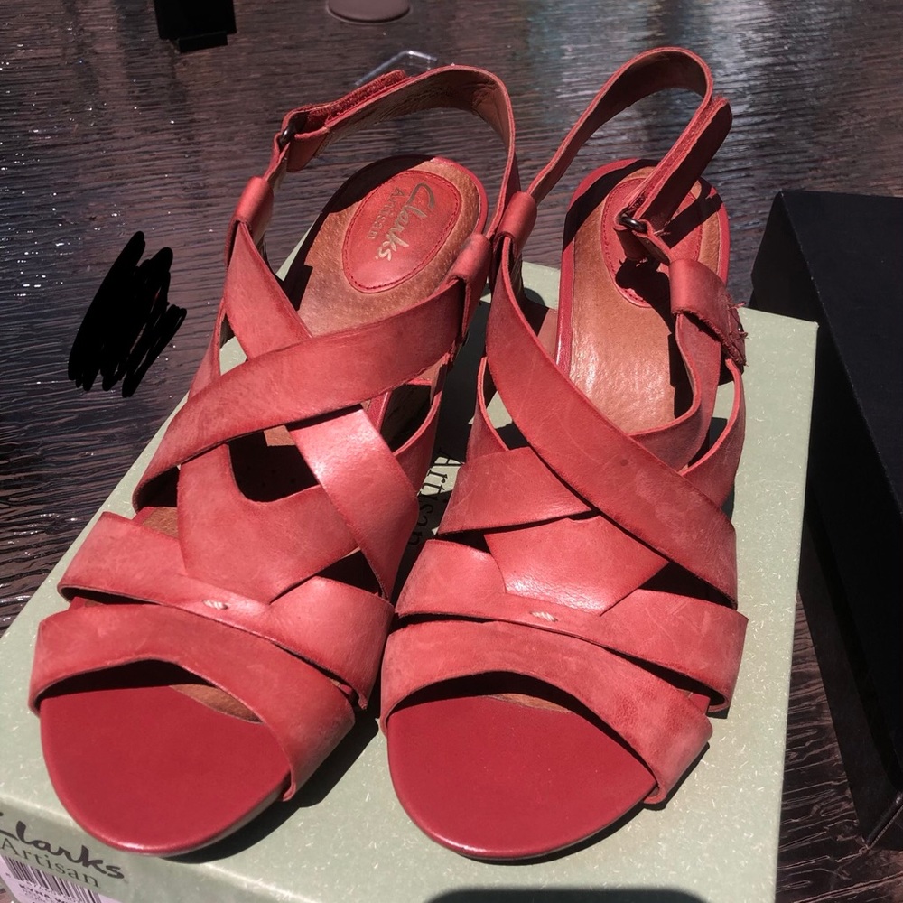 Clark’s Artisan Kyna Wit Leather Espadrille